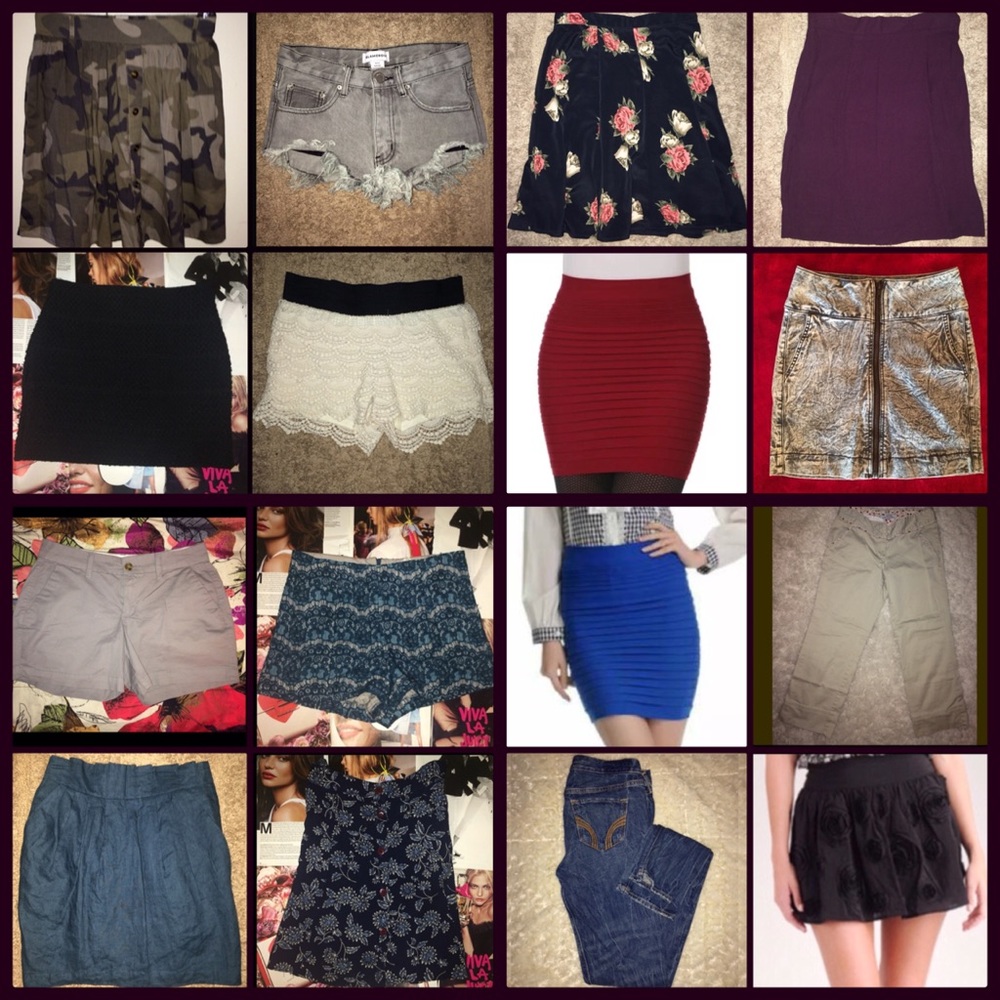 XS SHORTS & SKIRTS